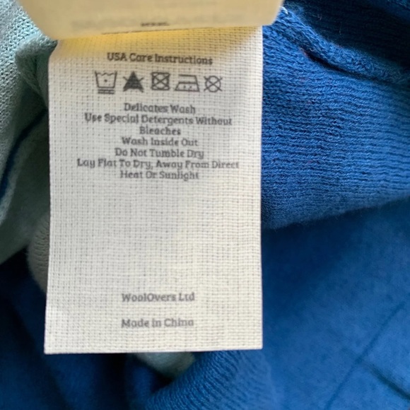 Woolovers rainbow thin knit jumper size small *new* - Picture 15 of 15